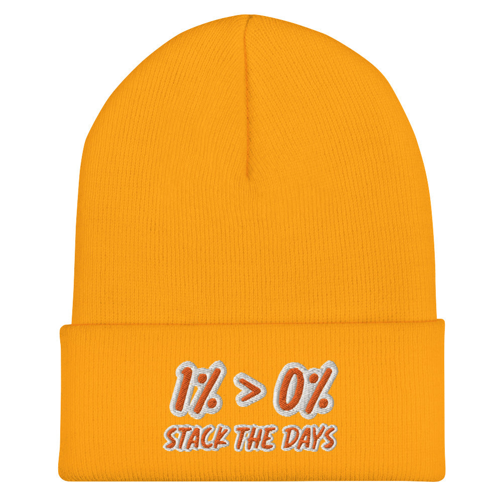 1% > 0% Beanie