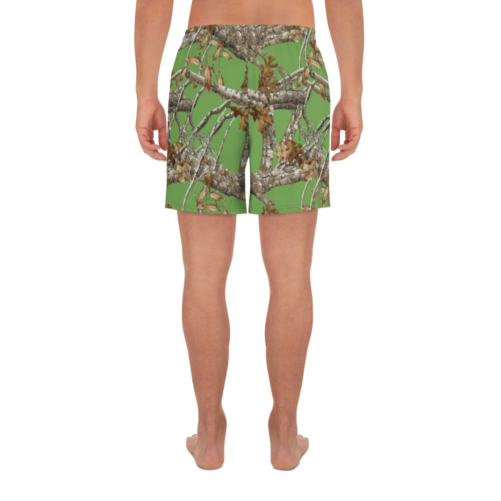 GREEN CAMO SLS WOLF Athletic Shorts