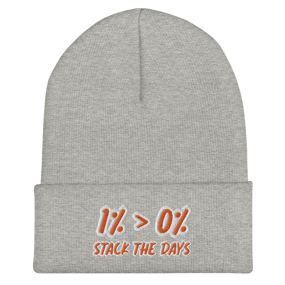 1% > 0%  Beanie