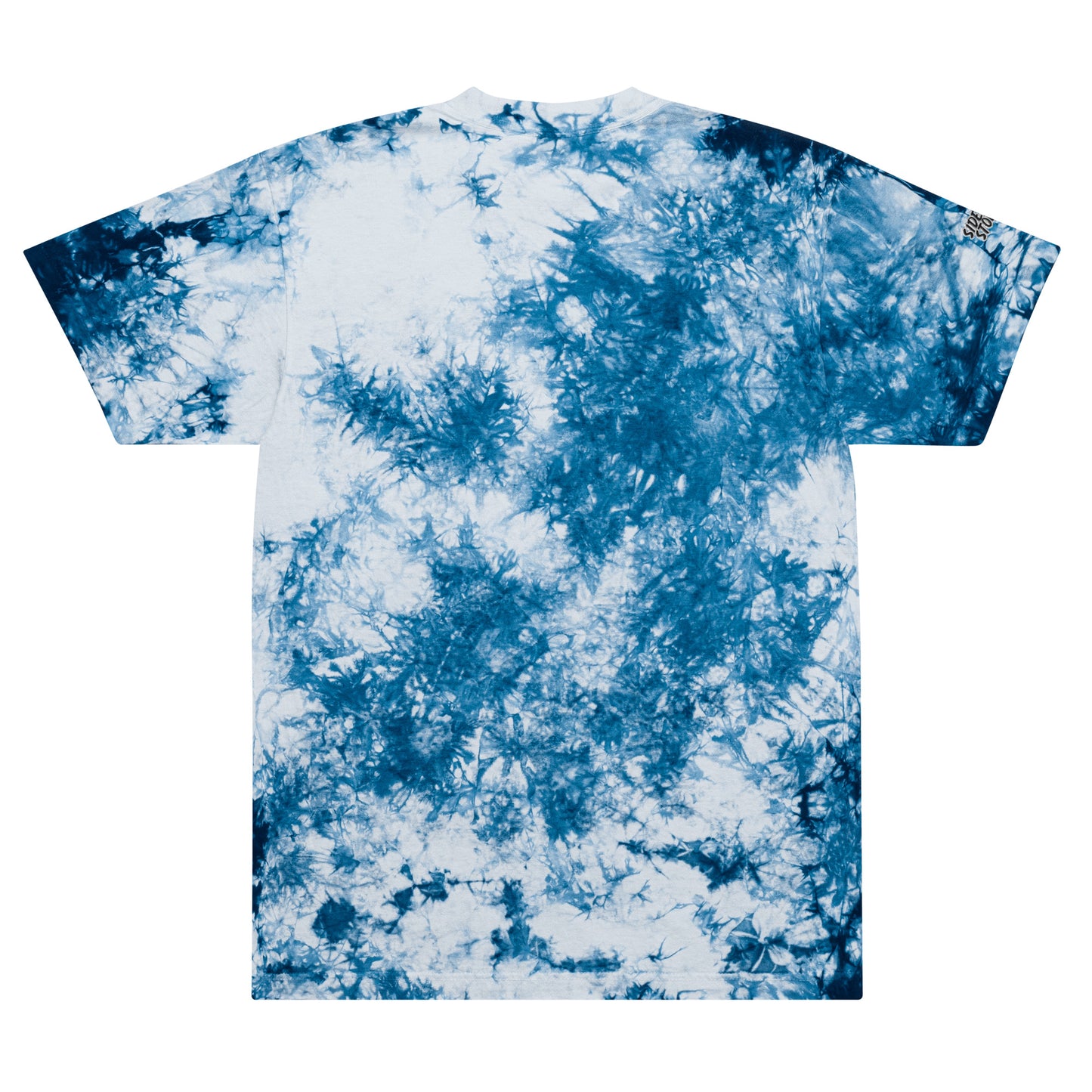 A DREAM WITHOUT ACTION IS NOTHING Oversized tie-dye t-shirt